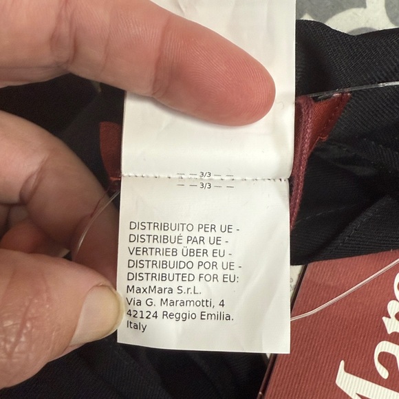 Max Mara Studio “Estella” Pleated Virgin Wool Midi Skirt - Picture 13 of 15